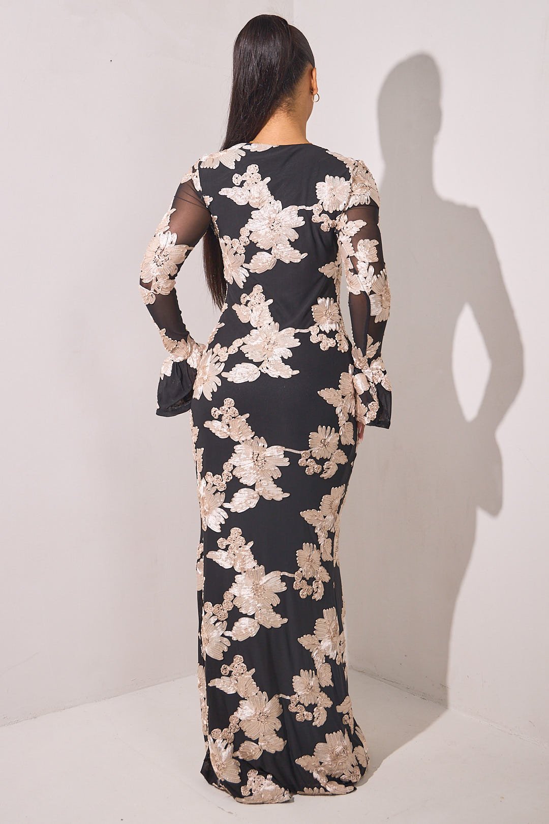 Robe « Jasmine » manches longues