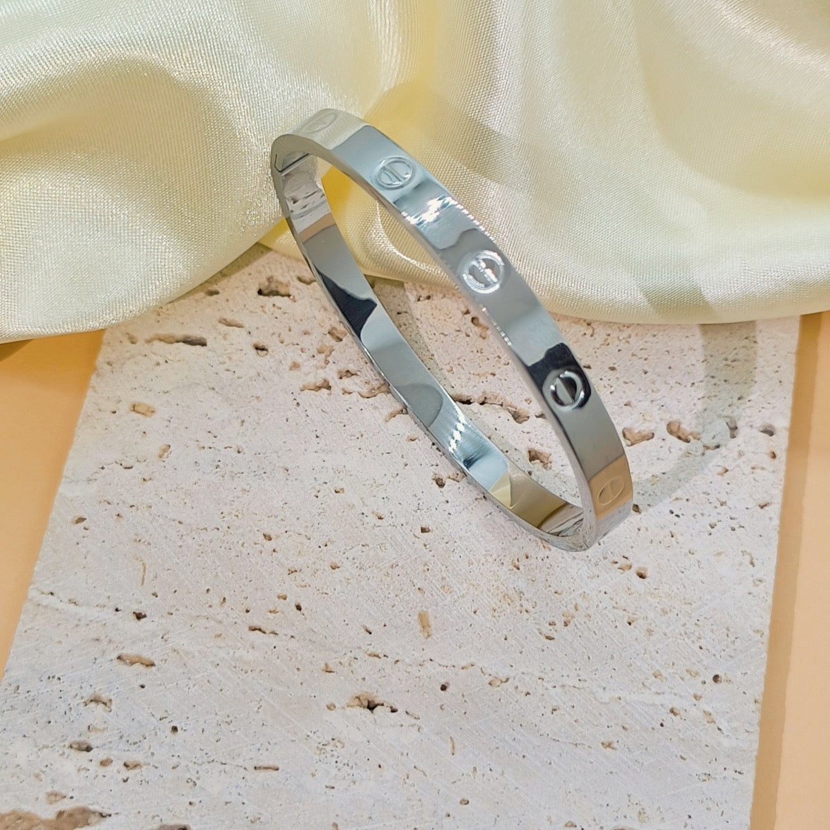 Bracelet inspiration Cartier en acier inoxydable