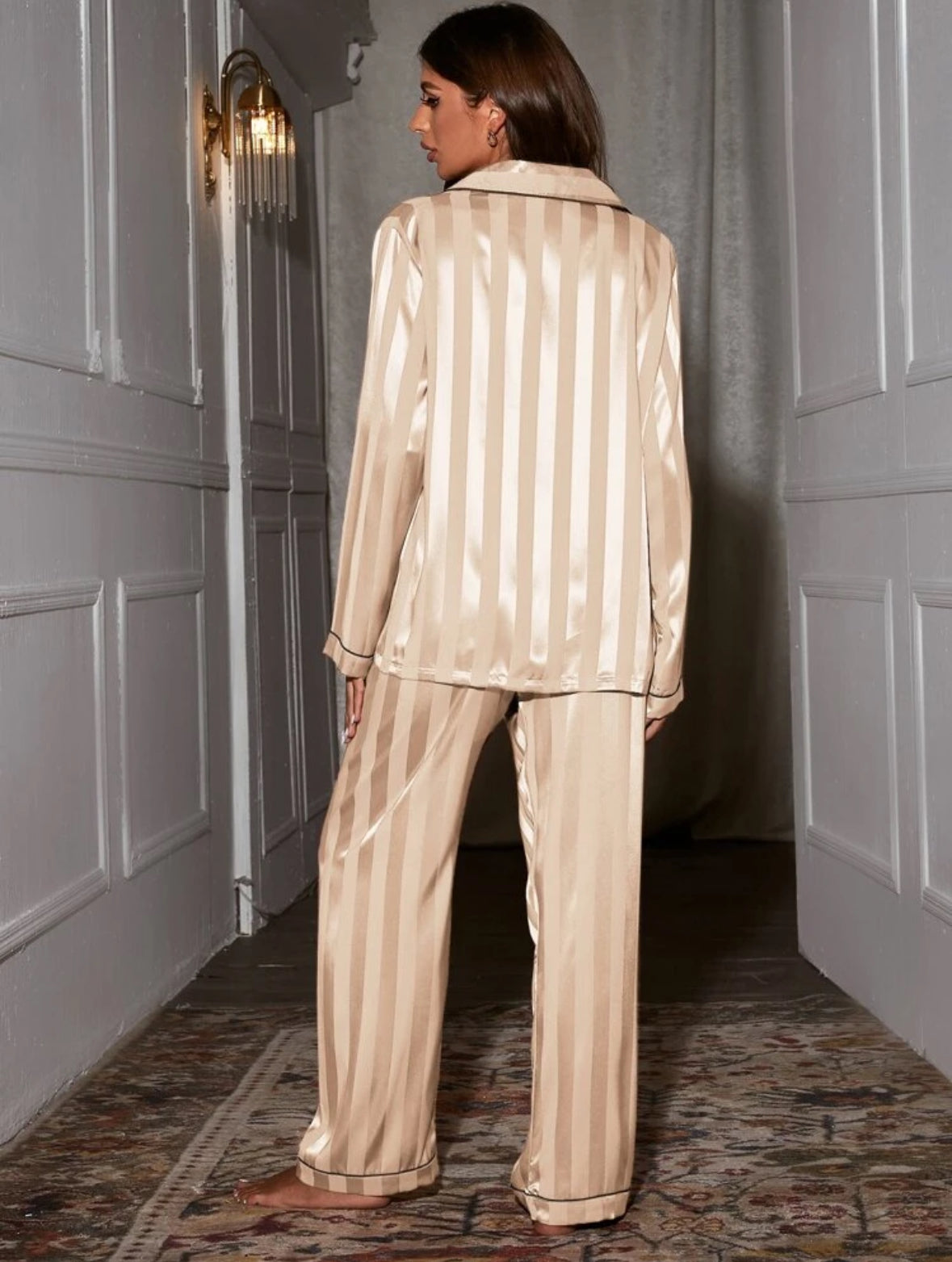 Pyjama satiné