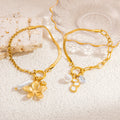 Bracelets breloque en acier inoxydable