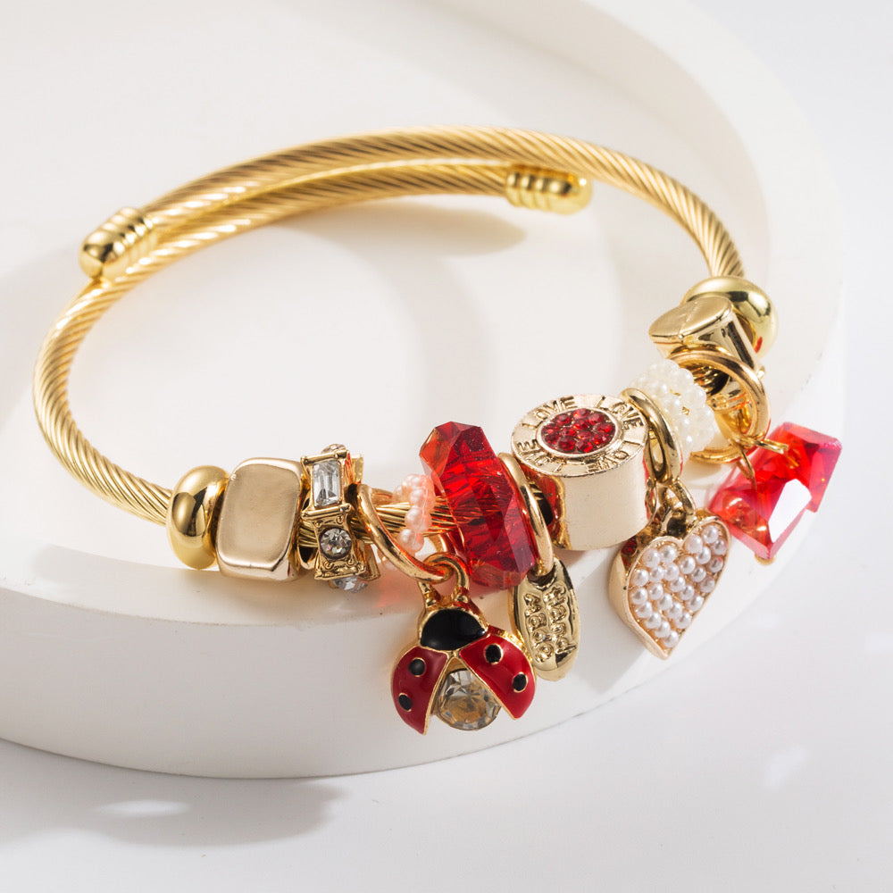 Bracelet inspi Pandora cœur