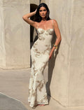 Robe “Jasmine” beige