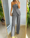 Ensemble “Zeina” gris