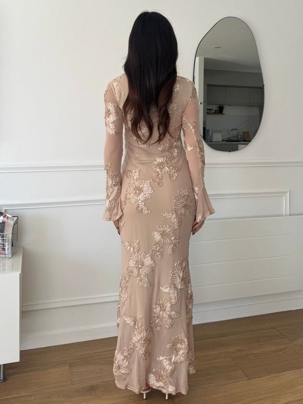 Robe « Jasmine » manches longues