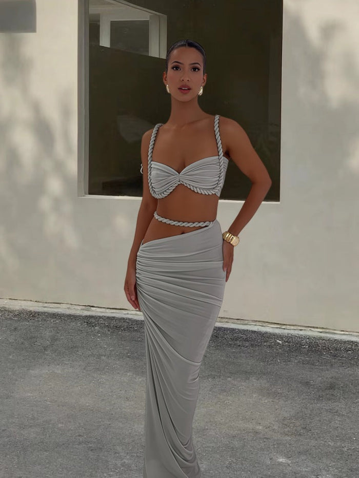 Ensemble “Hailey” gris