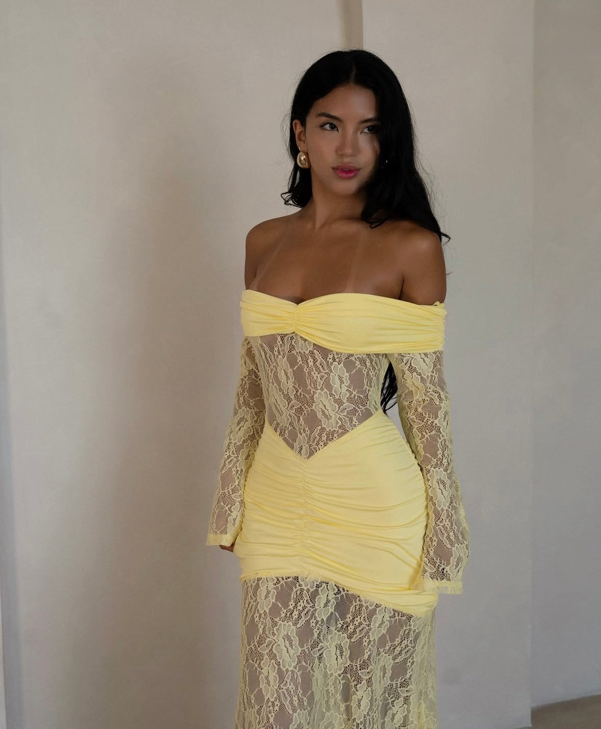 Robe « Miria » jaune