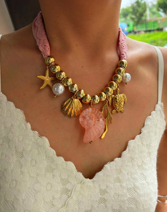 Collier « Merlia » en acier inoxydable