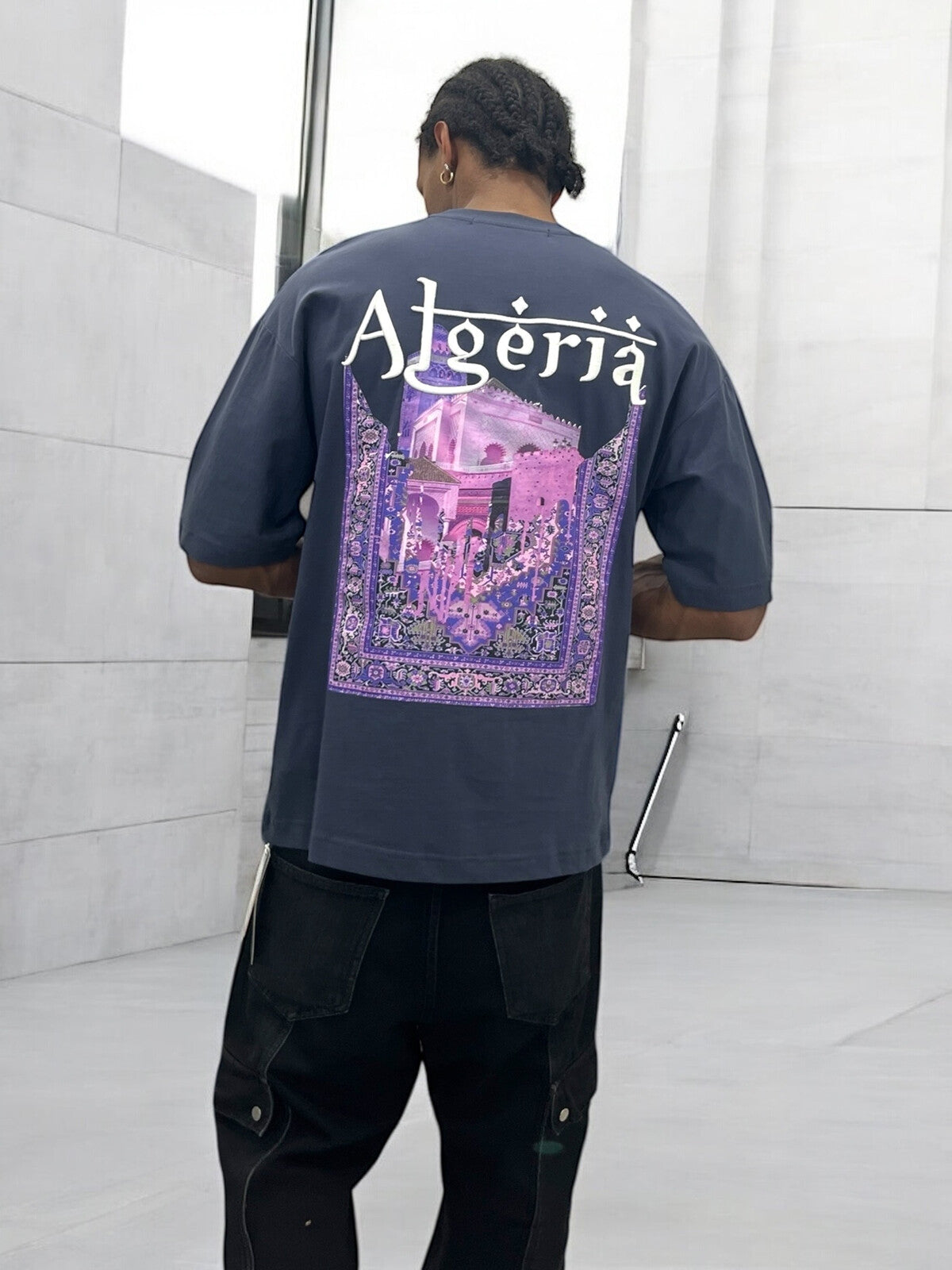 T-SHIRT 004 BRODÉ GRIS