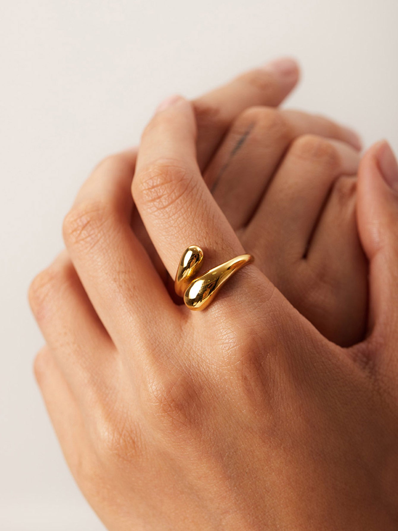 Bague « Noelia » en acier inoxydable