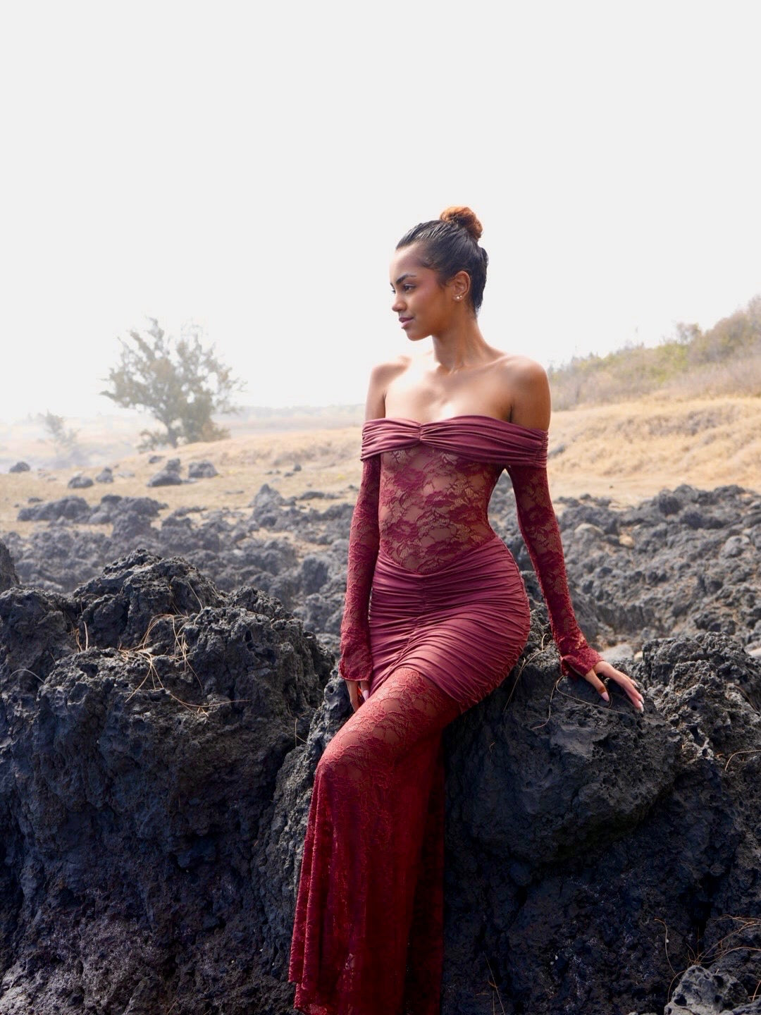 Robe « Miria » chocolat