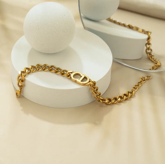 Bracelet inspiration Dior en acier inoxydable