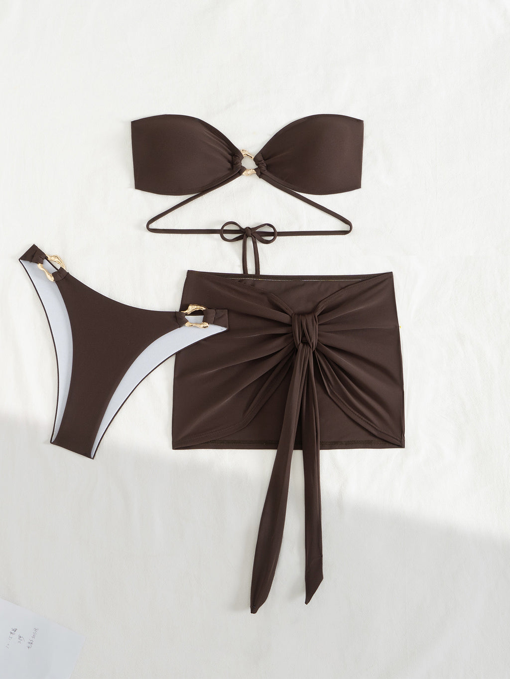 Ensemble maillot de bain et jupe « Brownie »