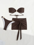 Ensemble maillot de bain et jupe « Brownie »