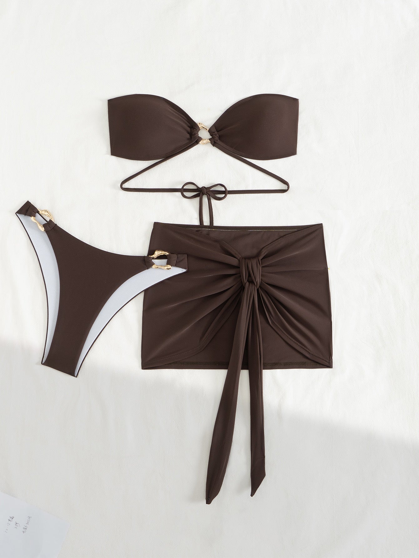 Ensemble maillot de bain et jupe « Brownie »