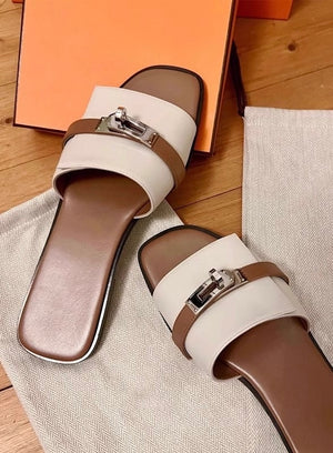 Claquettes inspi Hermès