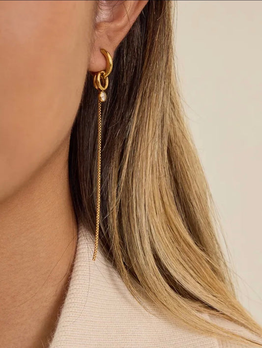 Boucles d’oreilles en acier inoxydable