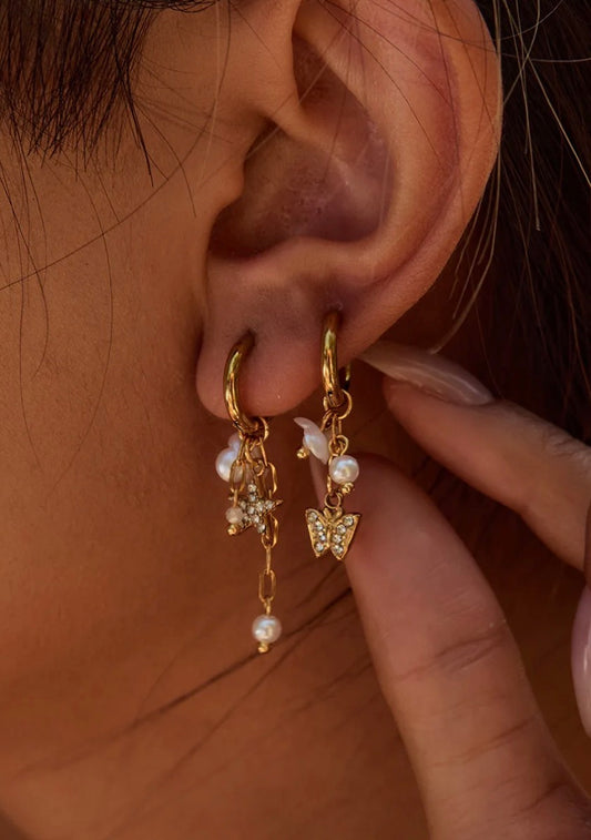 Boucles d’oreilles en acier inoxydable