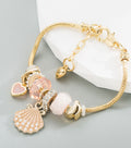 Bracelet coquillage inspiration pandora