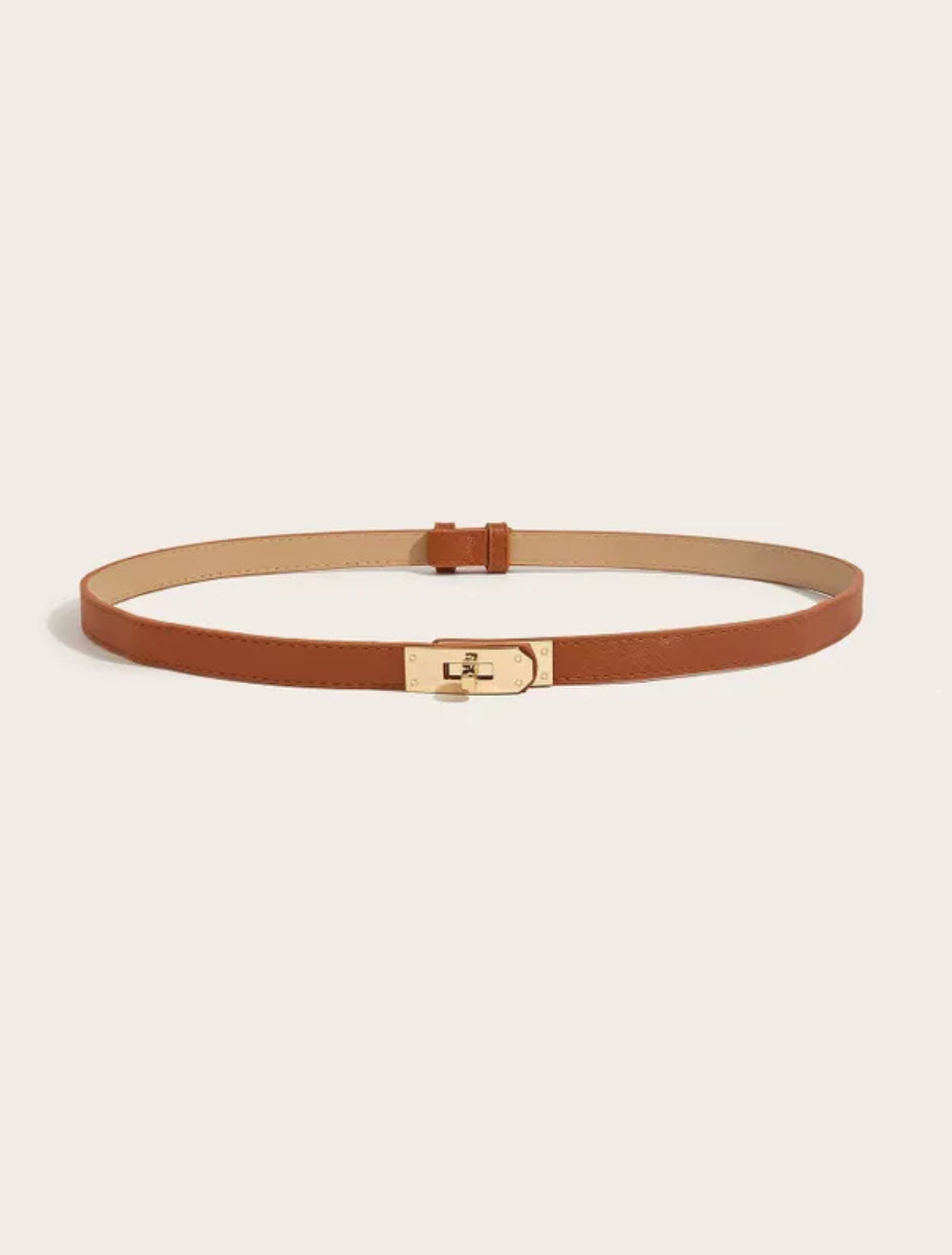 Ceinture inspi Hermès camel