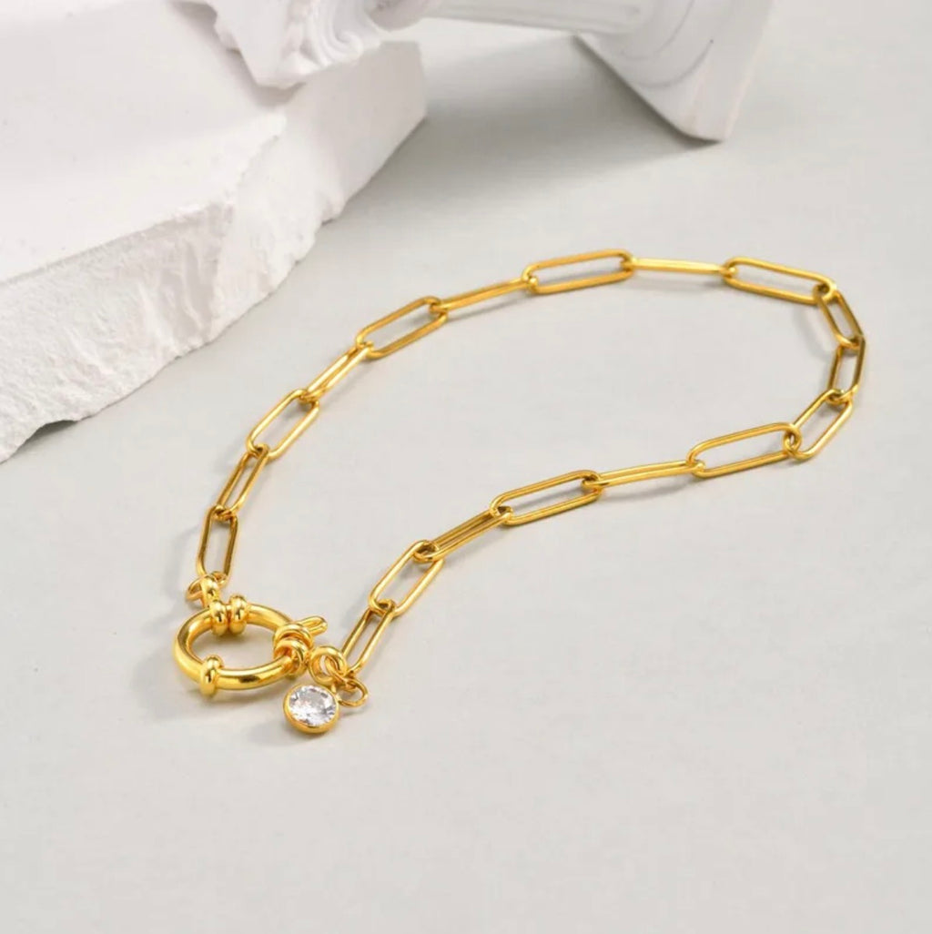 Chaîne de cheville en acier inoxydable