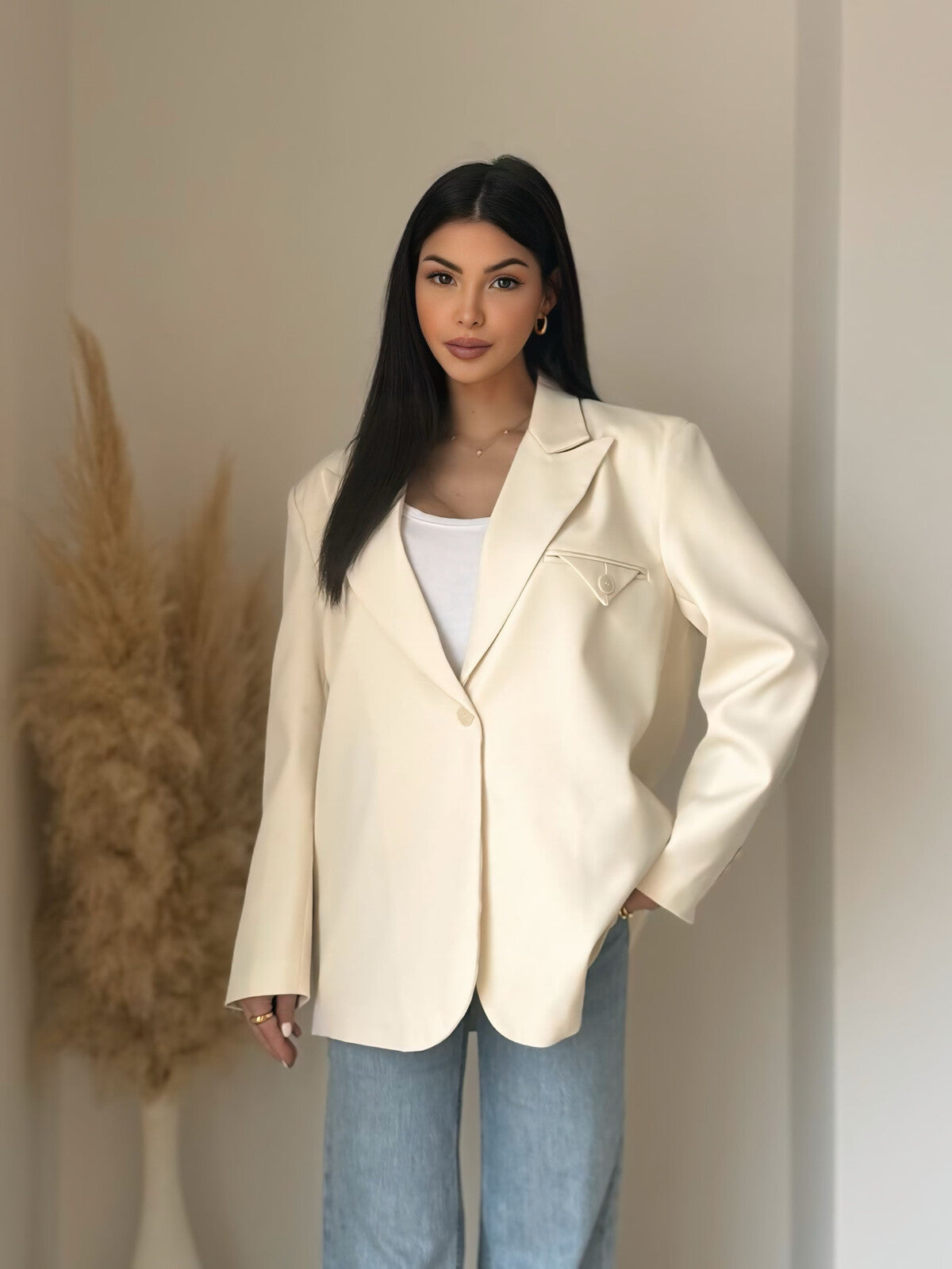 Veste blazer oversize « Mona » premium