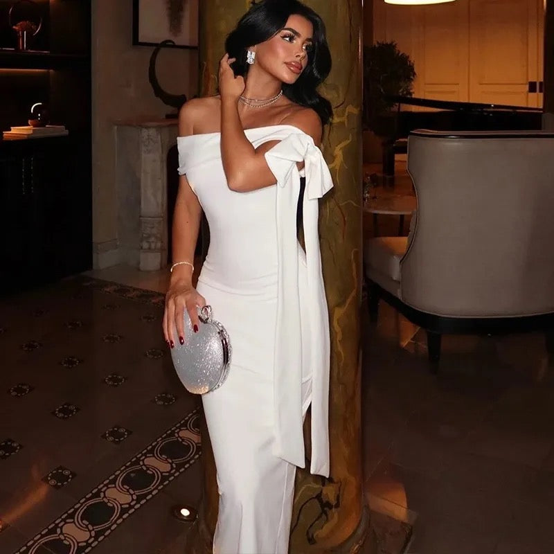 Robe « Aura » blanche