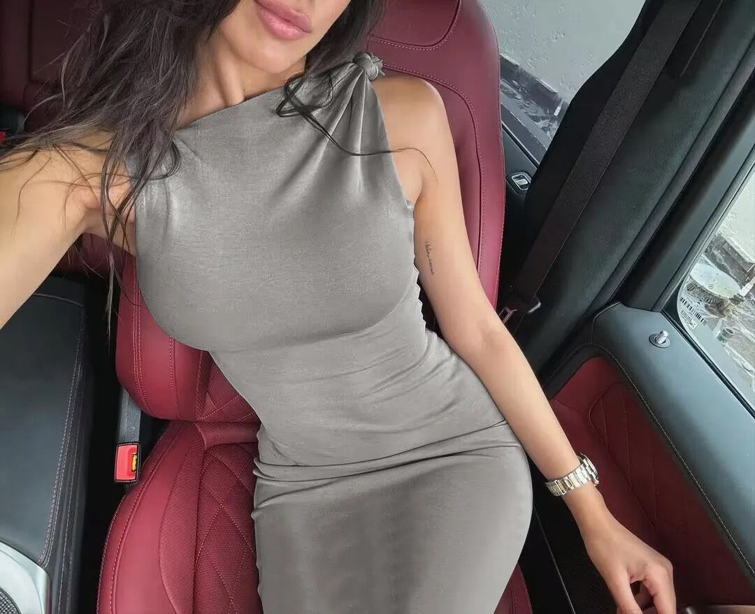 Robe « Laurane » grise