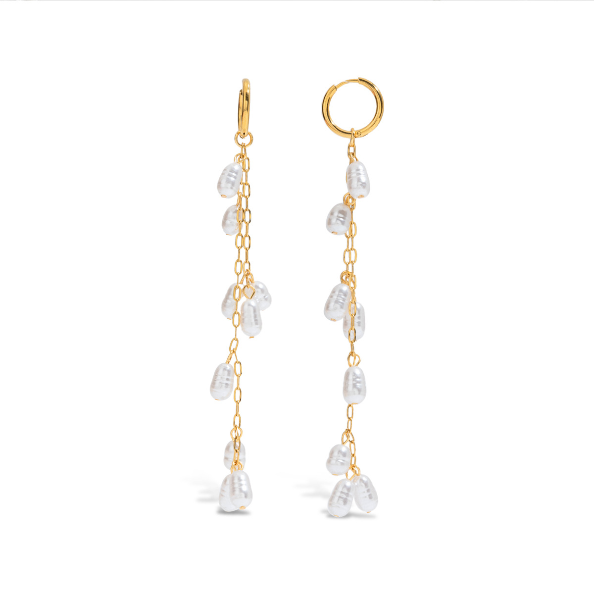 Boucles « Camille » en acier inoxydable
