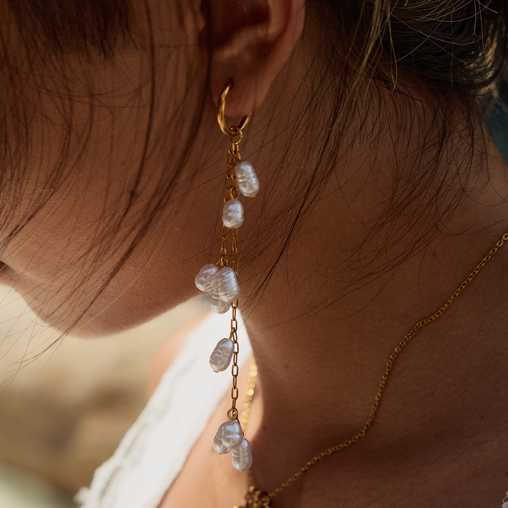 Boucles « Camille » en acier inoxydable