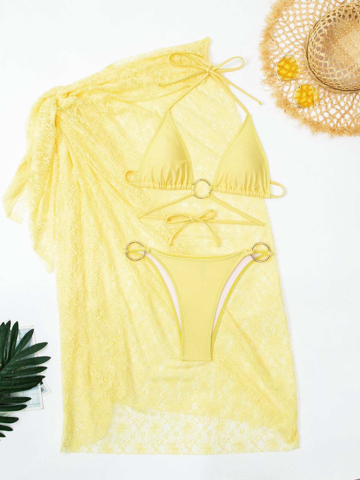 Ensemble maillot de bain et paréo « Stella »