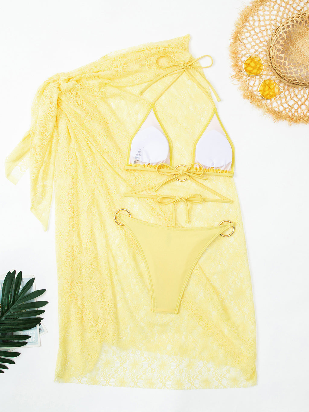 Ensemble maillot de bain et paréo « Stella »