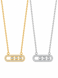 Collier inspiration Messika acier inoxydable
