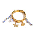 Bracelet breloque en acier inoxydable