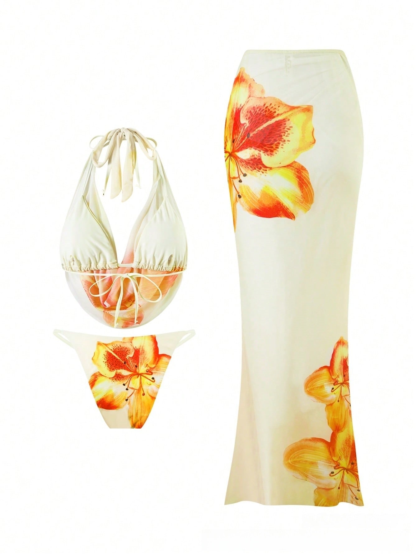 Ensemble maillot de bain et jupe « Mindy »