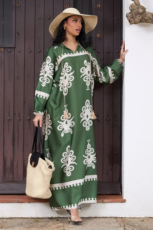 Robe « Naïla » verte