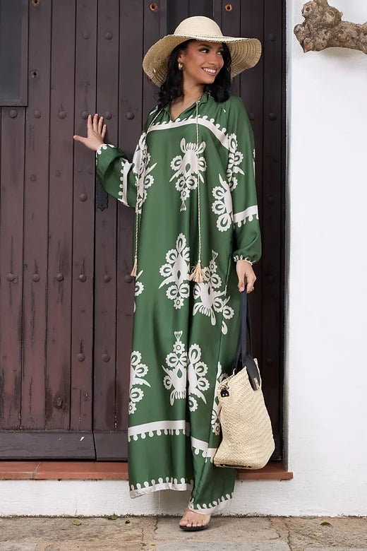 Robe « Naïla » verte