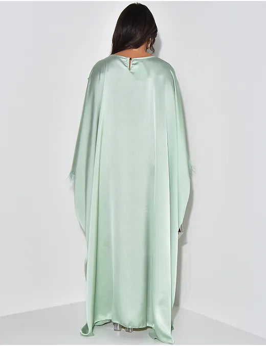 Robe “Sadia” vert d’eau