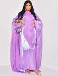 Abaya “Imane” mauve