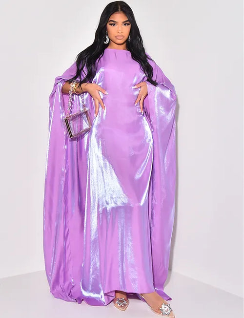 Abaya “Imane” mauve
