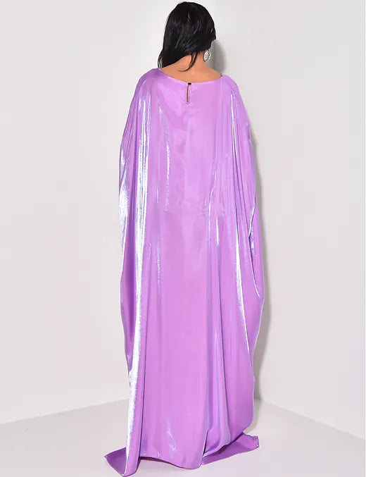 Abaya “Imane” mauve