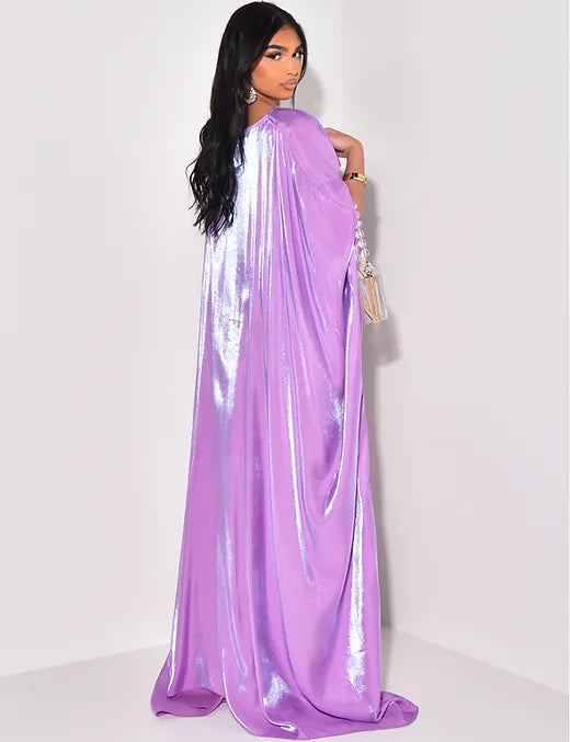 Abaya “Imane” mauve
