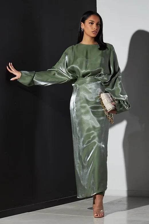 Ensemble robe et jupe à nouer “Chaïma”