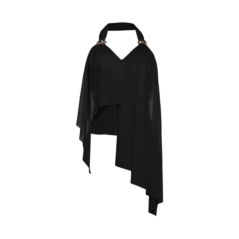 Haut « Délia » noir