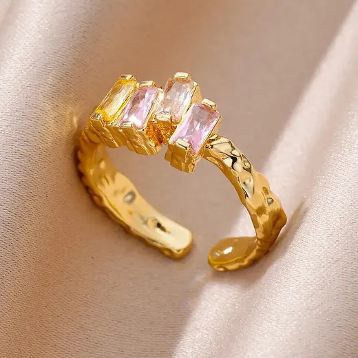 Bague « Jana » en acier inoxydable