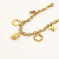 Bracelet inspiration Louis Vuitton en acier inoxydable