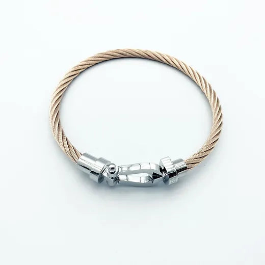 Bracelet en acier inoxydable inspiration Fred