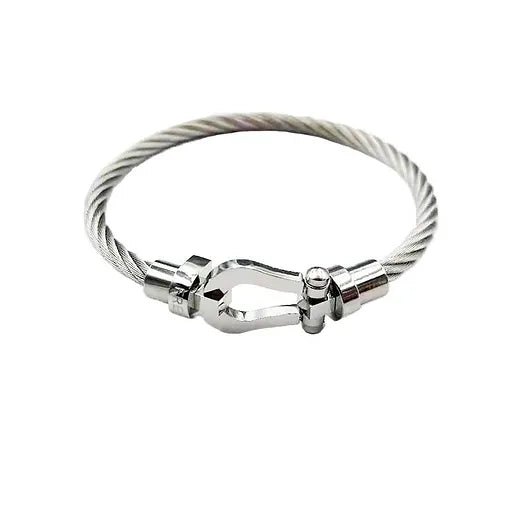 Bracelet en acier inoxydable inspiration Fred