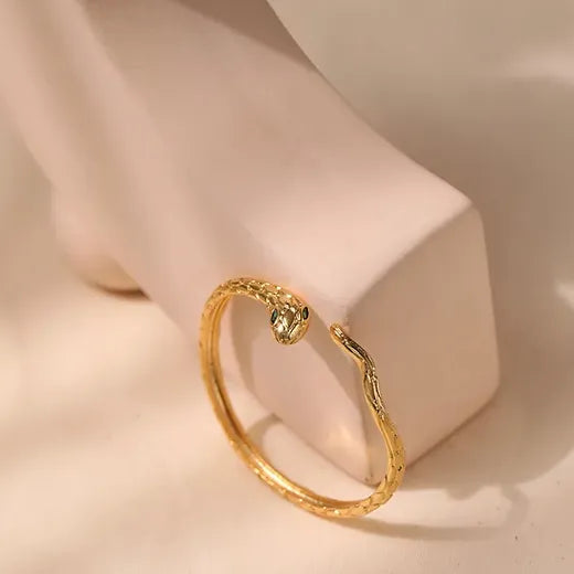 Bracelet « Snake » plaqué Or