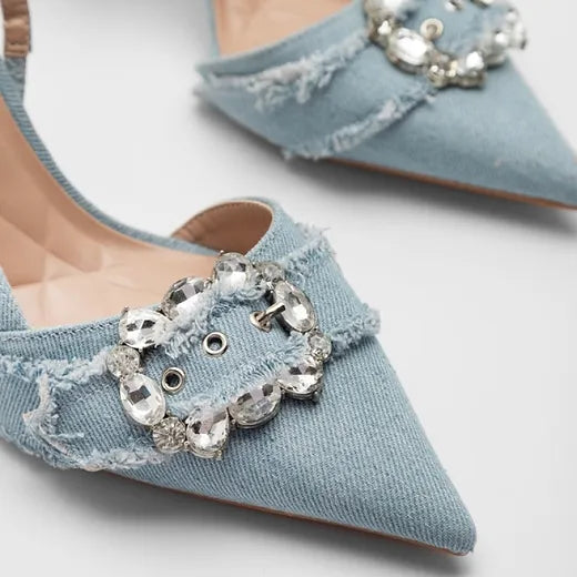 Escarpins « Maddy » en jean