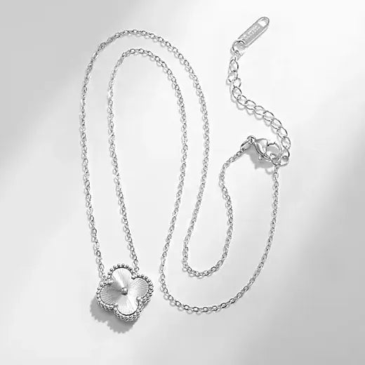 Collier trèfles inspi Van Cleef en acier inoxydable